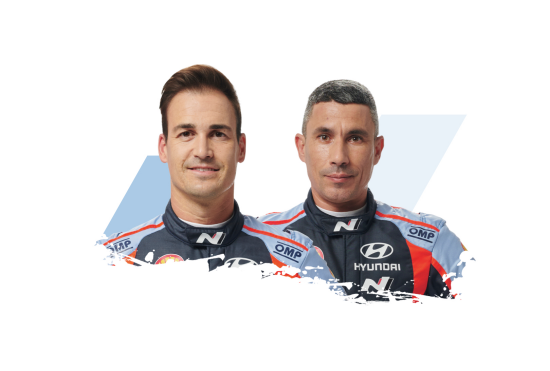 Dani Sordo si Cándido Carrera.