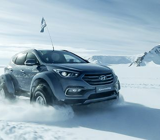 Hyundai Santa Fe a traversat Antarctica pilotat de stranepotul legendarului explorator Ernest Shackleton