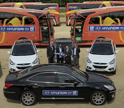 Hyundai livreaza flota de vehicule oficiale pentru cupa mondiala de fotbal feminin Germania 2011