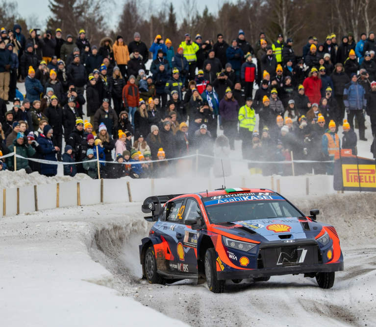 Hyundai Motorsport a incheiat Raliul Suediei cu doua echipaje pe podium