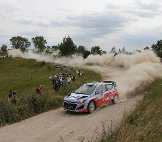 Un podium si final in puncte pentru toate cele trei masini ale Hyundai Shell World Rally