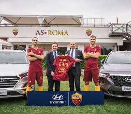 Hyundai a devenit partener auto global al echipei italiene AS Roma