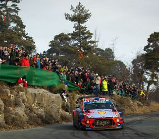 Echipa Hyundai Motorsport a incheiat pe podium Raliul Monte-Carlo