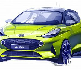 Hyundai dezvaluie prima schita a noului i10