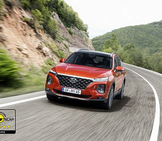 Noul Hyundai Santa Fe a obtinut calificativul maxim de cinci stele la testele Euro NCAP