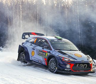 Hyundai Motorsport ramane in lupta pentru un loc pe podium dupa ziua a doua din Raliul Suediei